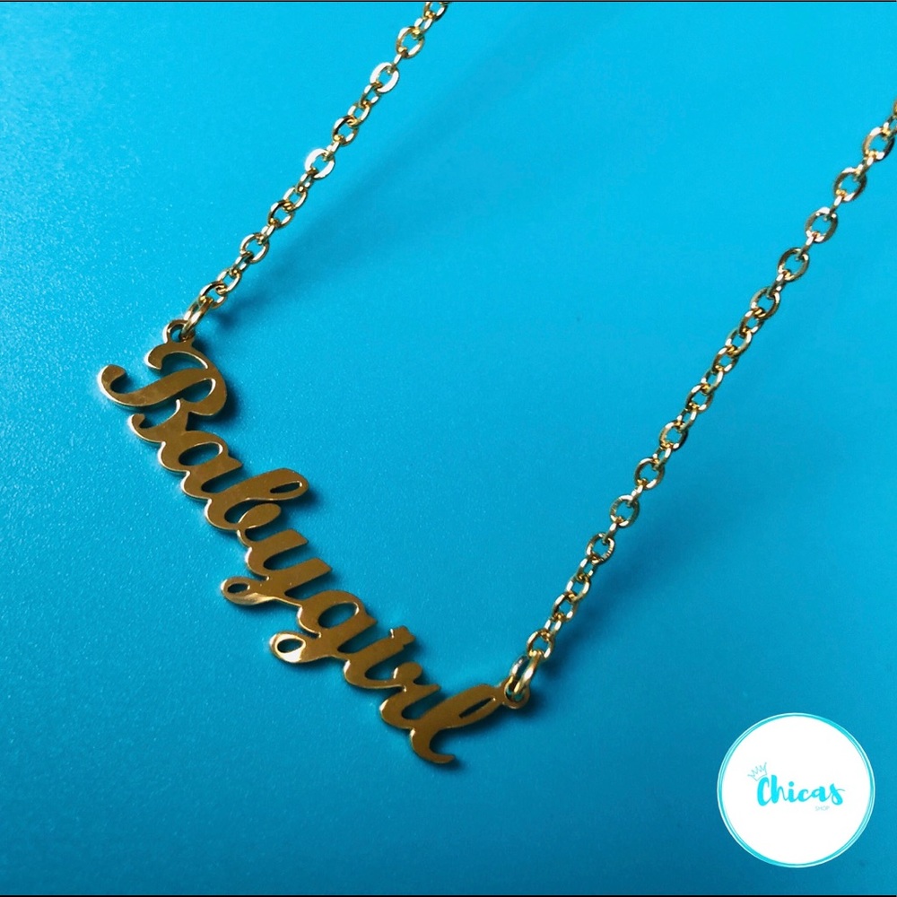 Gold Babygirl Necklace